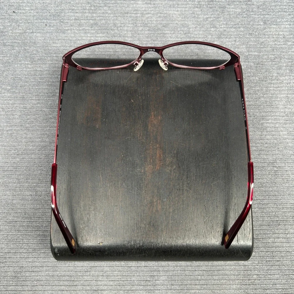 Anne Klein AK5014 Burgundy Fade Cat Eye Optical Y2k Eyeglass Frames 135 604